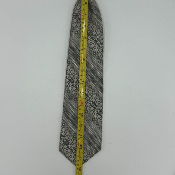 Wemlon Vintage Gray Tie Wembley Fabric 18" Long - Picture 7 of 7